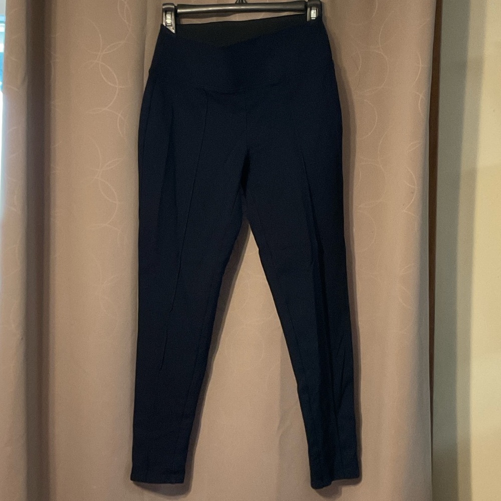 Nine West Dark Navy Ponte Leggings with High Waist